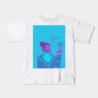 Guns and ships Kids T-Shirt